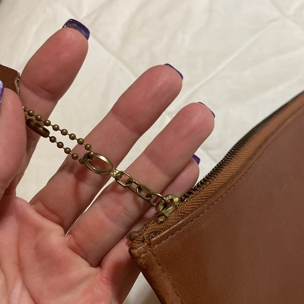 RARE Vintage Coach Skinny Case Brown Leather - Picture 11 of 12